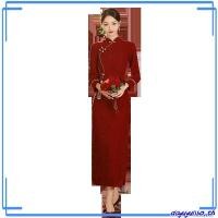 ราคา ANNEE CLOSET3 ชุดเดรสคอจีน กี่เพ้า สีแดง กดติดตามร้านค้ารับส่วนลดค่ะ (55604817552)