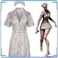 ราคา Spot Quick Silent Hill 2re ชุด cos พยาบาลหญิง Silent Hill รีเมคสยองขวัญพยาบาลซอมบี้คอสเพลย์ (43010595800)