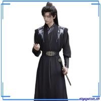 ราคา พลัสขนาด 3XL Hanfu บุรุษจีนโบราณปัก Hanfu ชุดสูทสีดำสำหรับผู้ชายเทศกาลและวันฮาโลวีนคอสเพลย์เครื่องแต่งกาย Hanfu (42077918074)