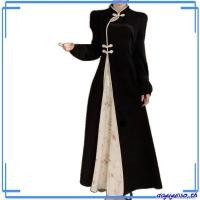 ราคา Sado ชุดเดรสจีนย้อนยุคสไตล์จีนกี่เพ้าไซส์ใหญ่90กก สำหรับสาวอวบชุดกี่เพ้าใส่แล้วดูผอมเพรียวสำหรับฤดูร้อนกระโปรงแขนสั้นเก็บเอว (50656716502)