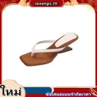 ราคา รองเท้าแตะส้นเตารีดแบบหนีบกลางแจ้ง รองเท้าแตะชายหาด (40528314729)