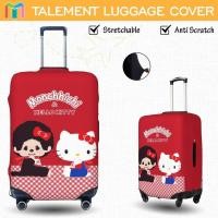 ราคา Hello Kitty ผ้าคลุมกระเป๋าเดินทาง ผ้าสแปนเด็กซ์ แบบยืดหยุ่น ยืดหยุ่น Luggage Cover 18 20 22 24 26 28 30 32 นิ้ว AZ070 (53101089582)