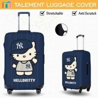ราคา Hello Kitty ผ้าคลุมกระเป๋าเดินทาง ผ้าสแปนเด็กซ์ แบบยืดหยุ่น ยืดหยุ่น Luggage Cover 18 20 22 24 26 28 30 32 นิ้ว TOK187 (45654464326)