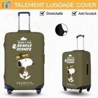 ราคา Snoopy ผ้าคลุมกระเป๋าเดินทาง ผ้าสแปนเด็กซ์ แบบยืดหยุ่น ยืดหยุ่น Luggage Cover 18 20 22 24 26 28 30 32 นิ้ว DZ22 (27983162450)