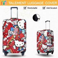 ราคา ผ้าคลุมกระเป๋าเดินทาง เฮลโลคิตต Hello Kitty ผ้าสแปนเด็กซ์ แบบยืดหยุ่น ยืดหยุ่น Luggage Cover 18 20 22 24 26 28 30 32 นิ้ว (19387136319)