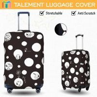 ราคา Snoopy ผ้าคลุมกระเป๋าเดินทาง ป้องกันรอยขีดข่วน ลายแมวน่ารัก ขนาด Luggage Cover 18 20 22 24 26 28 30 32 นิ้ว LF26 (28034407298)