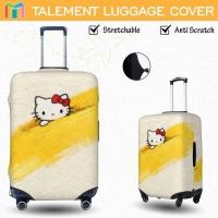 ราคา Hello Kitty ผ้าคลุมกระเป๋าเดินทาง ผ้าสแปนเด็กซ์ แบบยืดหยุ่น ยืดหยุ่น Luggage Cover 18 20 22 24 26 28 30 32 นิ้ว AZ069 (55650715064)