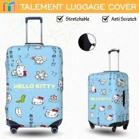 ราคา Hello Kitty ผ้าคลุมกระเป๋าเดินทาง ผ้าสแปนเด็กซ์ แบบยืดหยุ่น ยืดหยุ่น Luggage Cover 18 20 22 24 26 28 30 32 นิ้ว LS70 (54357529012)