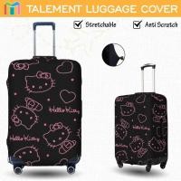 ราคา Hello Kitty ผ้าคลุมกระเป๋าเดินทาง ผ้าสแปนเด็กซ์ แบบยืดหยุ่น ยืดหยุ่น Luggage Cover 18 20 22 24 26 28 30 32 นิ้ว TOK188 (52554144597)