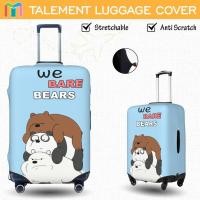 ราคา We Bare Bears ผ้าคลุมกระเป๋าเดินทาง ผ้าสแปนเด็กซ์ แบบยืดหยุ่น ยืดหยุ่น Luggage Cover 18 20 22 24 26 28 30 32 นิ้ว LS101 (46456760670)