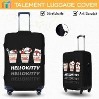 ราคา Hello Kitty ผ้าคลุมกระเป๋าเดินทาง ผ้าสแปนเด็กซ์ แบบยืดหยุ่น ยืดหยุ่น Luggage Cover 18 20 22 24 26 28 30 32 นิ้ว TOK184 (42478048320)