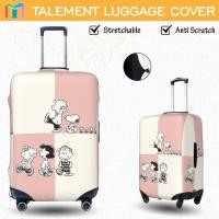 ราคา ผ้าคลุมกระเป๋าเดินทาง ผ้าสแปนเด็กซ์ แบบยืดหยุ่น ยืดหยุ่น Snoopy Luggage Cover 18 20 22 24 26 28 30 32 นิ้ว AC22 (28215906714)