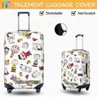 ราคา Snoopy ผ้าคลุมกระเป๋าเดินทาง ลายการ์ตูนแมวน่ารัก ยืดหยุ่น กันรอยขีดข่วน Luggage Cover 18 20 22 24 26 28 30 32 นิ้ว Z2Z64 (28029853360)