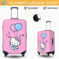 ราคา Hello Kitty ผ้าคลุมกระเป๋าเดินทาง ผ้าสแปนเด็กซ์ แบบยืดหยุ่น ยืดหยุ่น Luggage Cover 18 20 22 24 26 28 30 32 นิ้ว TOK181 (26394060488)