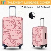ราคา Hello Kitty ผ้าคลุมกระเป๋าเดินทาง ผ้าสแปนเด็กซ์ แบบยืดหยุ่น ยืดหยุ่น Luggage Cover 18 20 22 24 26 28 30 32 นิ้ว DZ131 (26093456522)
