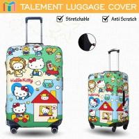 ราคา Hello Kitty ผ้าคลุมกระเป๋าเดินทาง ผ้าสแปนเด็กซ์ แบบยืดหยุ่น ยืดหยุ่น Luggage Cover 18 20 22 24 26 28 30 32 นิ้ว DD55 (25595260878)