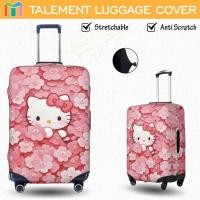 ราคา Hello Kitty ผ้าคลุมกระเป๋าเดินทาง ผ้าสแปนเด็กซ์ แบบยืดหยุ่น ยืดหยุ่น Luggage Cover 18 20 22 24 26 28 30 32 นิ้ว LF99 (54805678491)