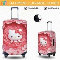 ราคา Hello Kitty ผ้าคลุมกระเป๋าเดินทาง ผ้าสแปนเด็กซ์ แบบยืดหยุ่น ยืดหยุ่น Luggage Cover 18 20 22 24 26 28 30 32 นิ้ว LF109 (28944157871)
