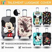 ราคา ผ้าคลุมกระเป๋าเดินทาง Disney Mickey Mouse ผ้าสแปนเด็กซ์ แบบยืดหยุ่น ยืดหยุ่น Luggage Cover 18 20 22 24 26 28 30 32 นิ้ว (23787965340)