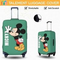 ราคา Mickey Mouse ผ้าคลุมกระเป๋าเดินทาง ผ้าสแปนเด็กซ์ แบบยืดหยุ่น ยืดหยุ่น Luggage Cover 18 20 22 24 26 28 30 32 นิ้ว A40 (43670375219)