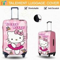 ราคา Hello Kitty ผ้าคลุมกระเป๋าเดินทาง ผ้าสแปนเด็กซ์ แบบยืดหยุ่น ยืดหยุ่น Luggage Cover 18 20 22 24 26 28 30 32 นิ้ว DZ97 (41753001268)