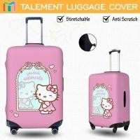ราคา Hello Kitty ผ้าคลุมกระเป๋าเดินทาง ผ้าสแปนเด็กซ์ แบบยืดหยุ่น ยืดหยุ่น Luggage Cover 18 20 22 24 26 28 30 32 นิ้ว TOK190 (51104016970)