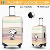 ราคา Snoopy ผ้าคลุมกระเป๋าเดินทาง ป้องกันรอยขีดข่วน ลายแมวน่ารัก ขนาด Luggage Cover 18 20 22 24 26 28 30 32 นิ้ว LF19 (28784415187)