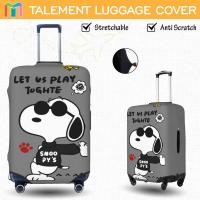 ราคา Snoopy ผ้าคลุมกระเป๋าเดินทาง ผ้าสแปนเด็กซ์ แบบยืดหยุ่น ยืดหยุ่น Luggage Cover 18 20 22 24 26 28 30 32 นิ้ว DZ22 (49955703416)