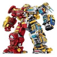 ราคา Iron Man Anti Hulk Armor Compatible Lego Mech Building Blocks Model Marvel Transformers Toy Boy Assembly E1iD (26361873384)