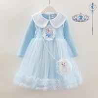 ราคา Ready Stock Girls Elsa s Princess Dress Spring and Autumn Clothing 2026 New Long Sleeve Aisa Tulle Tutu Dress Children s Western Style Cake Dress HVXM (50307600075)