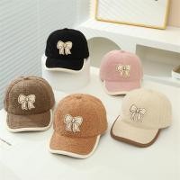 ราคา Ready Stock Autumn and Winter Korean Style Children s Western Style Lambswool Baseball Cap Baby Bow Peaked Cap Girl Plush Warm Hat QFan (53854847036)