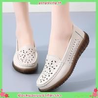 ราคา รองเท้าโลฟเฟอร์ หนังนิ่ม ส้นเตี้ย ขนาดใหญ่ สวมใส่สบาย คุณภาพสูง สําหรับผู้หญิง ไซซ์ 35 41 (26557128751)