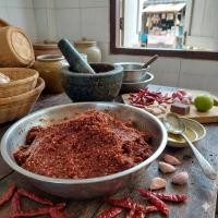 ราคา น้ำพริกตาแดงสูตรโบราณ500กรัม (22850953534)