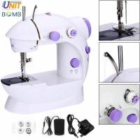 ราคา จักเย็บผ้ามินิ ขนาดพกพา จักรเย็บผ้าไฟฟ้า Mini Sewing Machine Built in ที่ตัดด้าย ไม่ต้องใช้กรรไกร (7108429318)