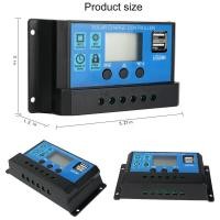 ราคา โซล่าชาร์จคอนโทรลเลอร์ Solar charge controller 12V 24V PWM มีให้เลือกทั้ง 10A 20A 30A 60A รุ่น 60A (9164456876)