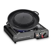 ราคา กะทะปิ้งย่าง 2in1 กระทะทรงกลมมีช่องใส่น้ำซุป เตาแก๊สกระป๋อง เตาแก๊สปิคนิค (44115101150)