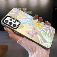 ราคา เคสสำหรับ Samsung A52 4G A52 5G A52s 5G A51 M40S A50 A50S A53 5G A54 5G เคสโทรศัพท์สวยผีเสื้อดอกไม้เปลือกแข็งกันกระแทก (40504363270)