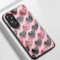 ราคา เคสสำหรับ OPPO A17 A17K A18 A38 เคสโทรศัพท์รูปหัวใจเปลือกแก้วกันกระแทก (47502997550)
