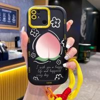 ราคา เคสสำหรับ Xiaomi Redmi 10C เคสโทรศัพท์ลูกพีชดอกไม้ซิลิโคนสายคล้องกันกระแทก (55702752219)