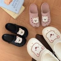 ราคา SCFA คู่รองเท้าหลุมผู้ชายผู้หญิงน่ารักสุนัขสีขาวเล็กๆสบายๆรองเท้าแตะกลางแจ้งรองเท้าแตะรองเท้าชายหาดสองสวม (54204110662)