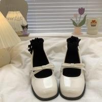 ราคา รองเท้าส้นสูง Mary Jane สไตล์ฝรั่งเศสรetro สำหรับผู้หญิง (47054346231)