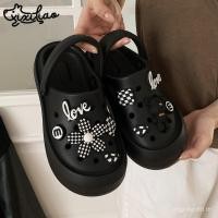 ราคา รองเท้าแตะ EVA นุ่มหนา GEEED Sweet Cool Love Bear Hole สำหรับเดินป่า สวมใส่ง่ายและให้ความสะดวกสบาย (50954288437)