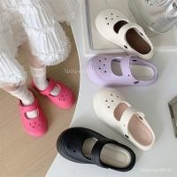 ราคา รองเท้าแตะสีขาวสไตล์พยาบาล แบบแมรี่เจน ใส่ง่ายสำหรับวันสบาย ๆ และรองเท้าแตะสวมข้อเท้าสำหรับผู้หญิง (41927831864)