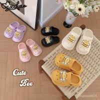 ราคา HZXF รองเท้าแตะเด็กน่ารักแบบสามมิติ ลายBee Hole สบายและนุ่มจากEVA (48954288800)