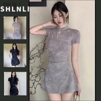 ราคา ชุดเดรสพื้นเมืองสไตล์จีนย้อนยุคสำหรับผู้หญิง (56857367300)