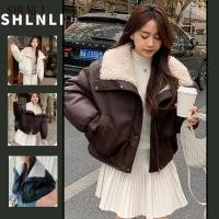 ราคา เสื้อโค้ท PU หนังแท้ สไตล์ฝรั่งเศส เหมาะสำหรับฤดูหนาวและใบไม้ร่วง สำหรับผู้หญิง (47857083181)