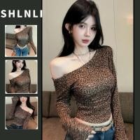 ราคา เสื้อยืดพิมพ์ลายเสือดาว สไตล์ slim fit สำหรับผู้หญิง ฤดูใบไม้ผลิและฤดูร้อน (40614135293)