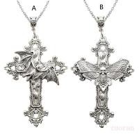 ราคา Zuo สร้อยคอ จี้ไม้กางเขน เครื่องประดับ สไตล์โกธิค (18389140020)