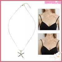 ราคา Zuo สร้อยคอโช้คเกอร์ จี้รูปปลาดาว สําหรับเด็กผู้หญิง (22470984196)