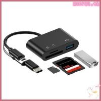 ราคา ZUO TF Card Reader มัลติฟังก์ชั่น OTG Type C USB Micro B เครื่องอ่านการ์ดมือถือ Fast Data Transfer สําหรับคอมพิวเตอร์เดสก์ท็อป (50607356727)